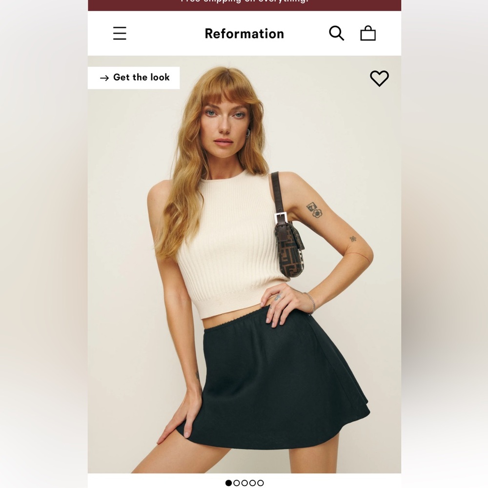 Reformation skirt